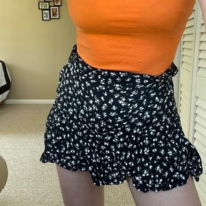 Floral skort zara